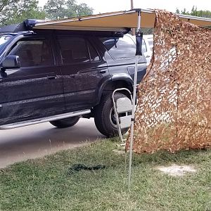 3rd gen 4Runner with CVT Awning open